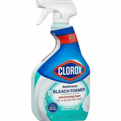 Clorox Disinfecting Bathroom Foamer with Bleach - For Bathroom - 30 fl oz - Ocean Mist Scent - 30614