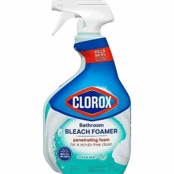 Clorox Disinfecting Bathroom Foamer with Bleach - For Bathroom - 30 fl oz - Ocean Mist Scent - 30614