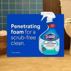 Clorox Disinfecting Bathroom Foamer with Bleach - For Bathroom - 30 fl oz - Ocean Mist Scent - 30614