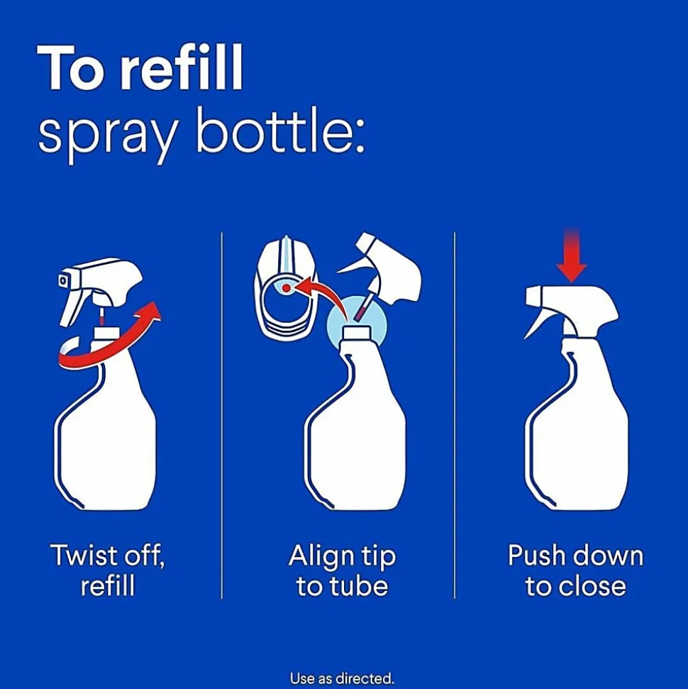 Clorox Disinfecting Bathroom Foamer with Bleach - For Bathroom - 30 fl oz - Ocean Mist Scent - Disinfectant - Clear Spray Bottle - 9/Carton - 30614CT