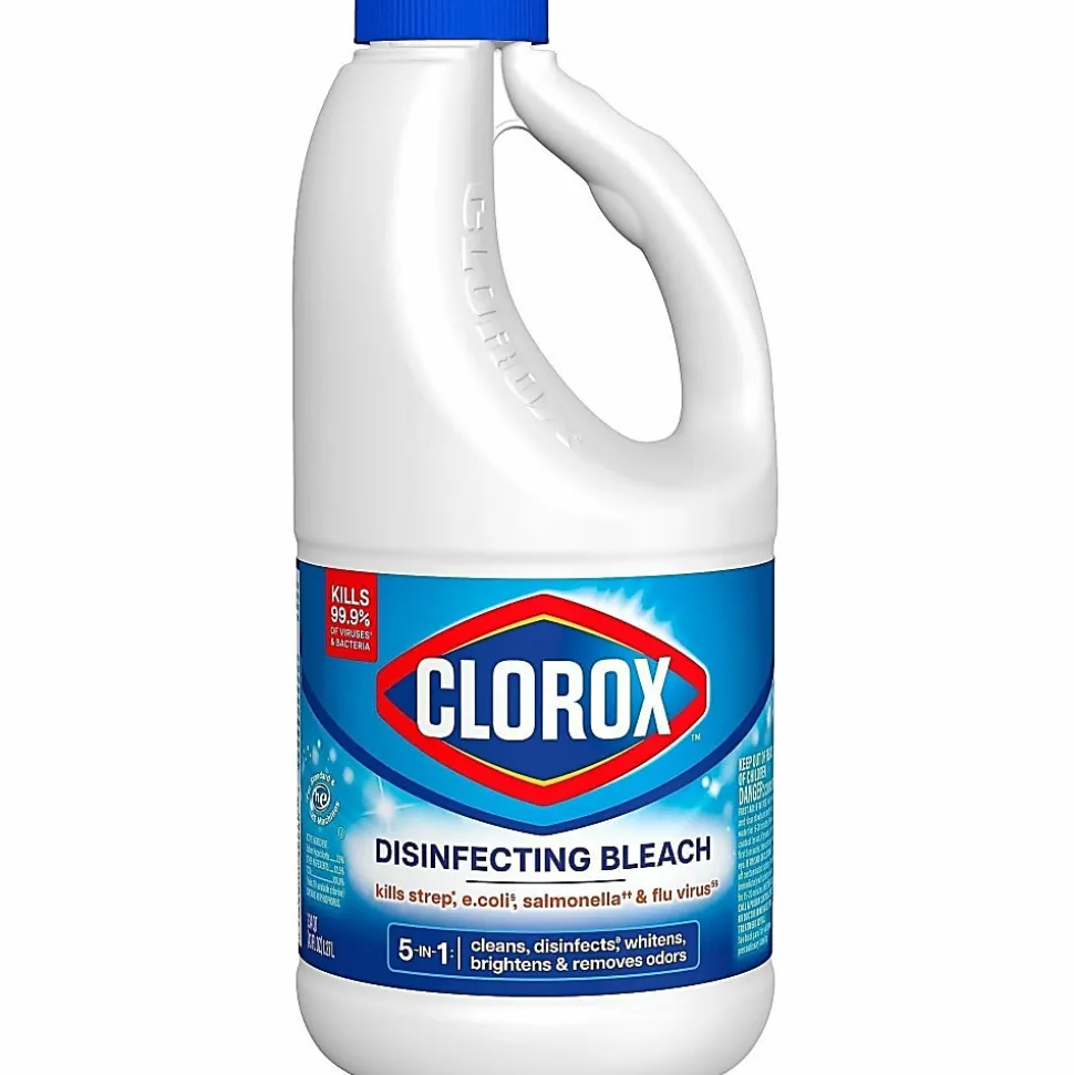 Clorox Disinfecting Concentrate Liquid Bleach, 42 Fl Oz, Clear