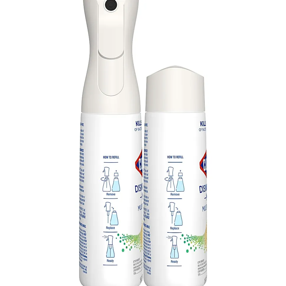 Clorox Disinfecting Mist Sanitizing And Antibacterial Disinfectant Spray, 16 Oz, Lemon And Orange Blossom