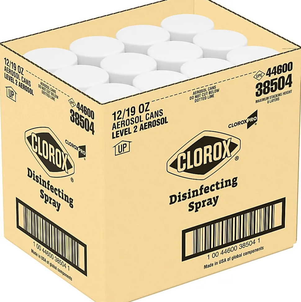 Clorox® Disinfecting Spray, Fresh Scent, 19 Oz Bottle, Case Of 12