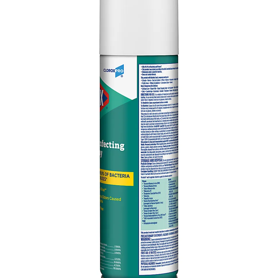 Clorox® Disinfecting Spray, Fresh Scent, 19 Oz Bottle, Case Of 12