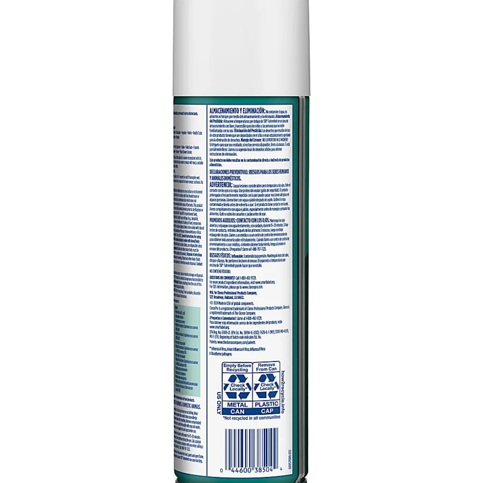 Clorox® Disinfecting Spray, Fresh Scent, 19 Oz Bottle, Case Of 12