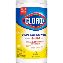 Clorox® Disinfecting Wipes, Bleach Free Cleaning Wipes – Crisp Lemon - 75 Count