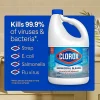 Clorox Germicidal Bleach Concentrate, Regular Scent, 121 Oz, White, Carton Of 3 Jugs