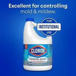 Clorox Germicidal Bleach Concentrate, Regular Scent, 121 Oz, White