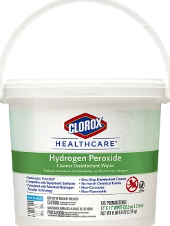 Clorox® Healthcare® Hydrogen Peroxide Disinfecting Wipes, 11