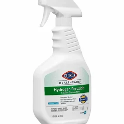Clorox® Healthcare® Hydrogen-Peroxide Disinfecting Cleaner, 22 Oz Bottle