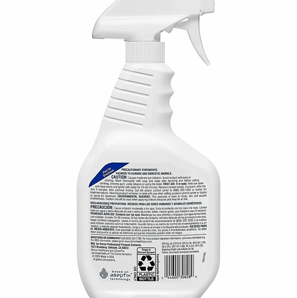 Clorox® Healthcare® Hydrogen-Peroxide Disinfecting Cleaner, 22 Oz Bottle