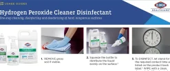 Clorox® Healthcare® Hydrogen-Peroxide Disinfecting Cleaner, 22 Oz Bottle