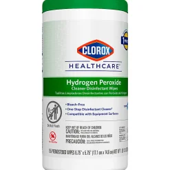 Clorox® Healthcare® Hydrogen Peroxide Wipes, Canister Of 155 Wipes