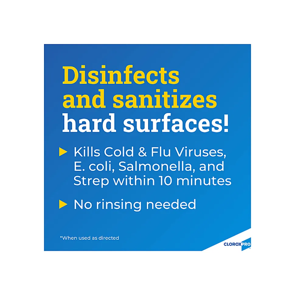 CloroxPro™ Anywhere Daily Disinfectant and Sanitizer, 32 FL Oz Spray Bottle