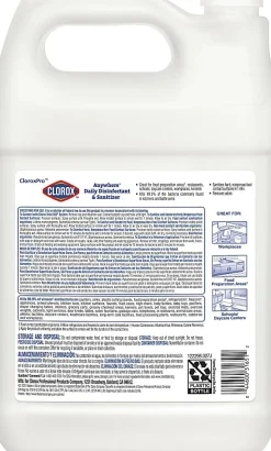 CloroxPro™ Anywhere® Daily Disinfectant and Sanitizing Bottle, 128 Ounces (Pack of 4)