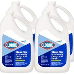 CloroxPro™ Clorox Clean-Up Disinfectant Cleaner with Bleach Refill, 128 Oz, Pack Of 4