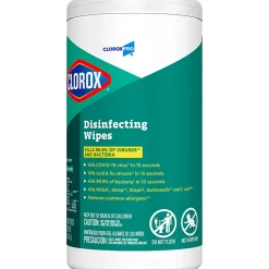 CloroxPro™ Clorox Disinfecting Wipes, Fresh Scent, 75 Wipes Per Canister, Box Of 6 Canisters