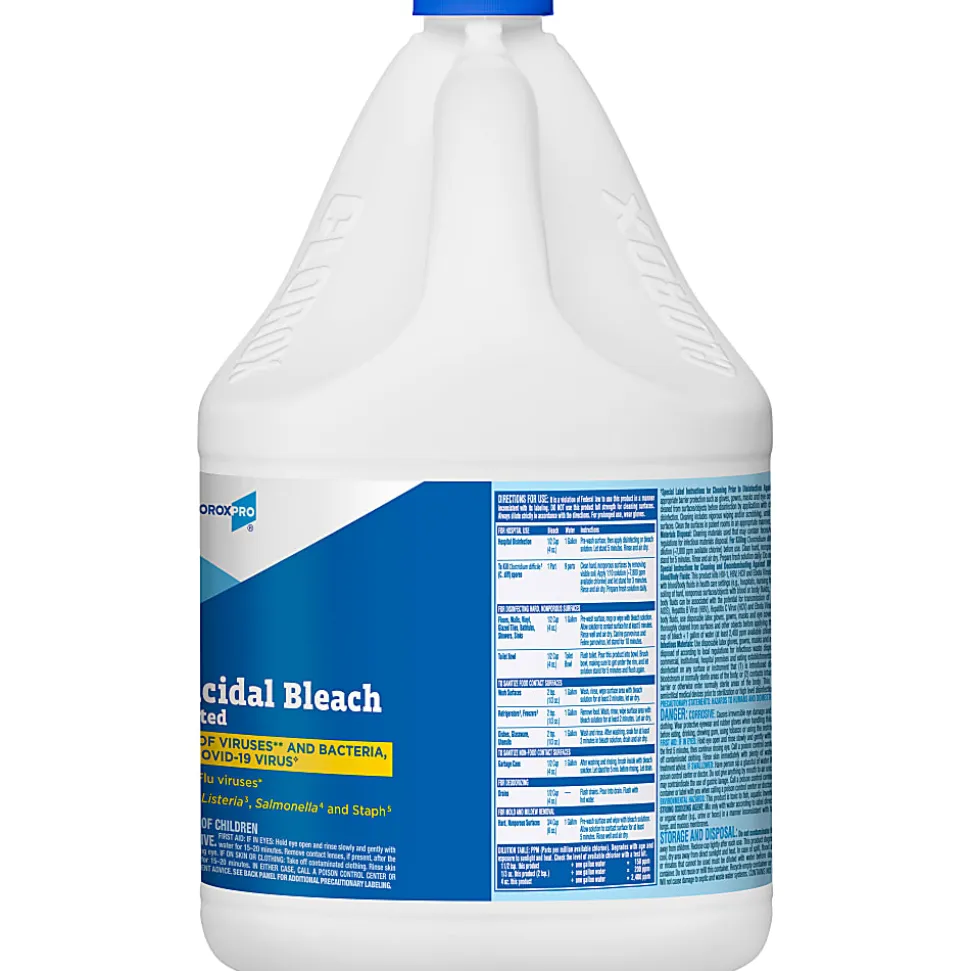 CloroxPro™ Clorox® Germicidal Bleach, Concentrated, 121 Ounce Bottle, Pack of 3 (30966)