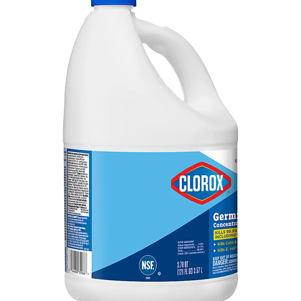 CloroxPro™ Clorox® Germicidal Bleach, Concentrated, 121 Ounce Bottle, Pack of 3 (30966)
