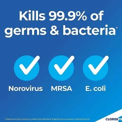 CloroxPro™ Germicidal Bleach - Concentrate - 121 fl oz (3.8 quart) - Recommended For: Germs Remover - Disinfectant, Deodorize - Clear - 28 / Bundle
