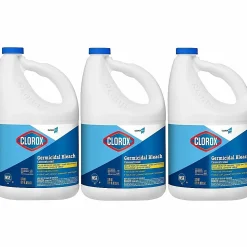 CloroxPro™ Germicidal Bleach - Concentrate - 121 fl oz (3.8 quart) - Recommended For: Germs Remover - Disinfectant, Deodorize - Clear - 28 / Bundle