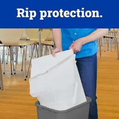 CloroxPro Glad ForceFlex Tall Kitchen Drawstring Trash Bags, 0.78 mil, 13 Gallon, Box of 100 (78374)