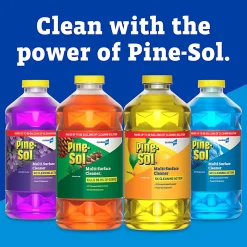 CloroxPro Pine-Sol Multi-Surface Cleaner, Lemon Fresh, 80 Fl Oz, Pack Of 3 Bottles