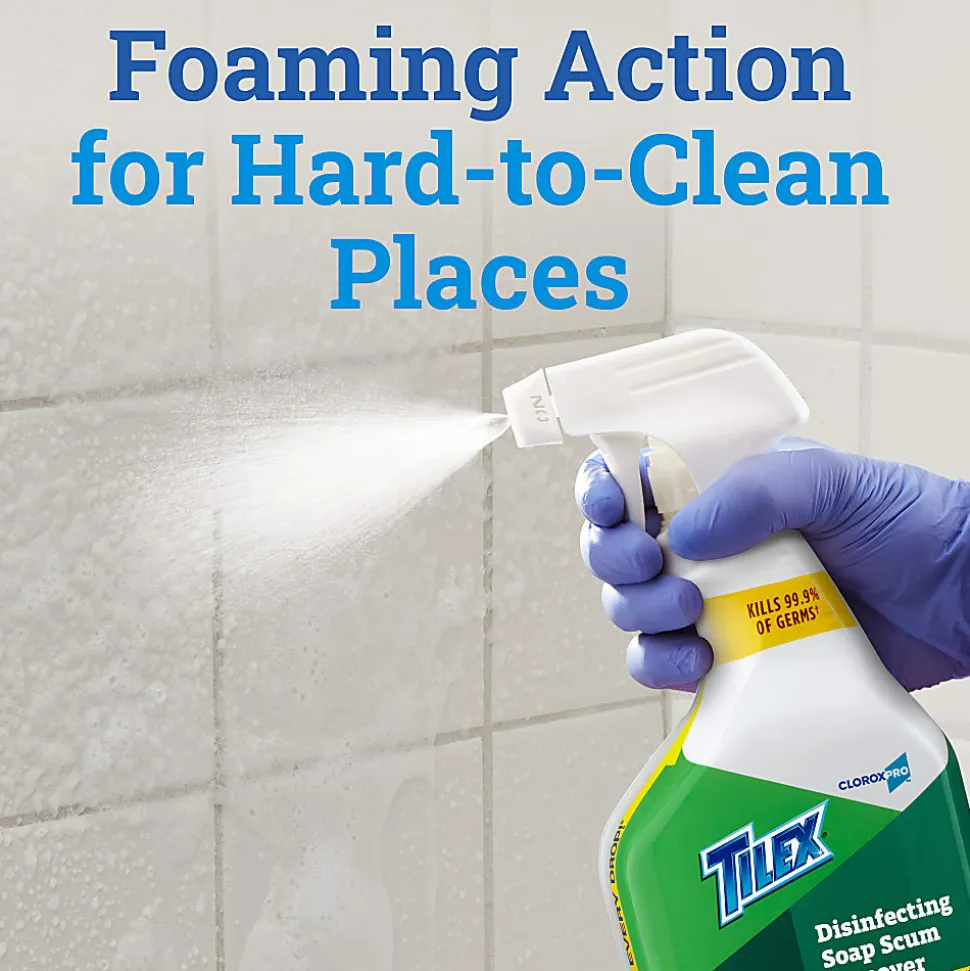 CloroxPro™ Tilex Disinfecting Soap Scum Remover Spray - Spray - 32 fl oz (1 quart) - 1 Each