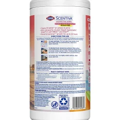 Clorox Scentiva Bleach-Free Cleaning Wipes, Grapefruit & Orange Blossom, 7