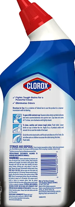 Clorox® Toilet Bowl Cleaner With Bleach, 24 Oz Bottle