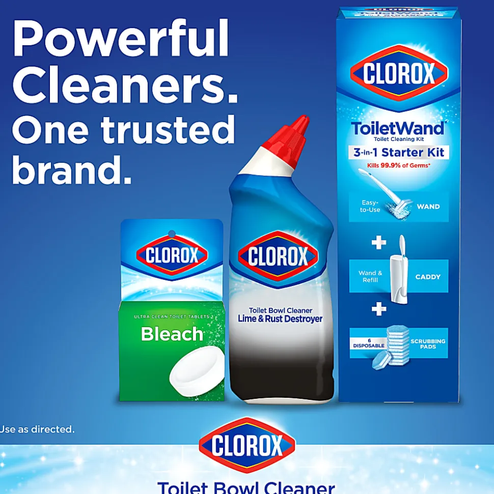 Clorox® Toilet Bowl Cleaner With Bleach, 24 Oz Bottle