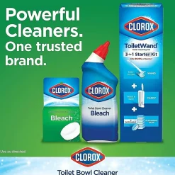 Clorox Ultra Clean Toilet Tablets Bleach - 3.50 oz (0.22 lb) - Deodorize - White - 2/Pack - 6 / Carton
