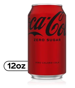 Coca-Cola Zero Sugar Soda, 12 Oz, Case Of 24 Cans