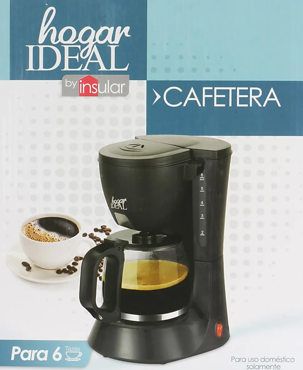 Cocina Criolla 6-Cup Mini Brew Switch Coffee Maker, Black, Total Qty 1