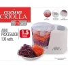 Cocina Criolla Electric Mini Food Chopper, White