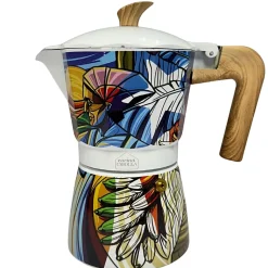 Cocina Criolla Greca 6-Cup Chef Edgardo Noel Primula Classic Stovetop Espresso And Coffee Maker, Multicolor, Total Qty 1