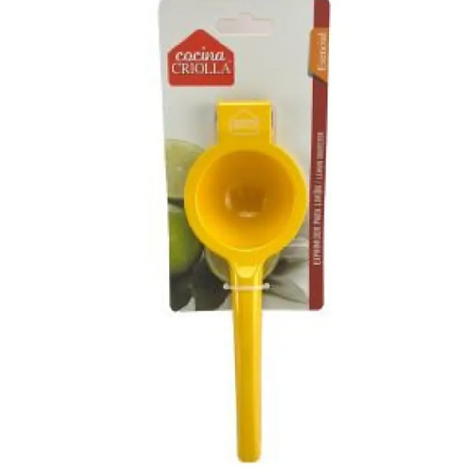Cocina Criolla Large Lemon Squeezer, Yellow