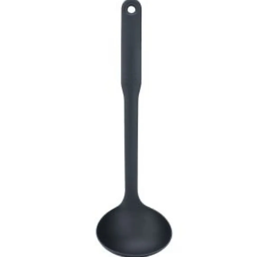 Cocina Criolla Nylon Ladle, Black