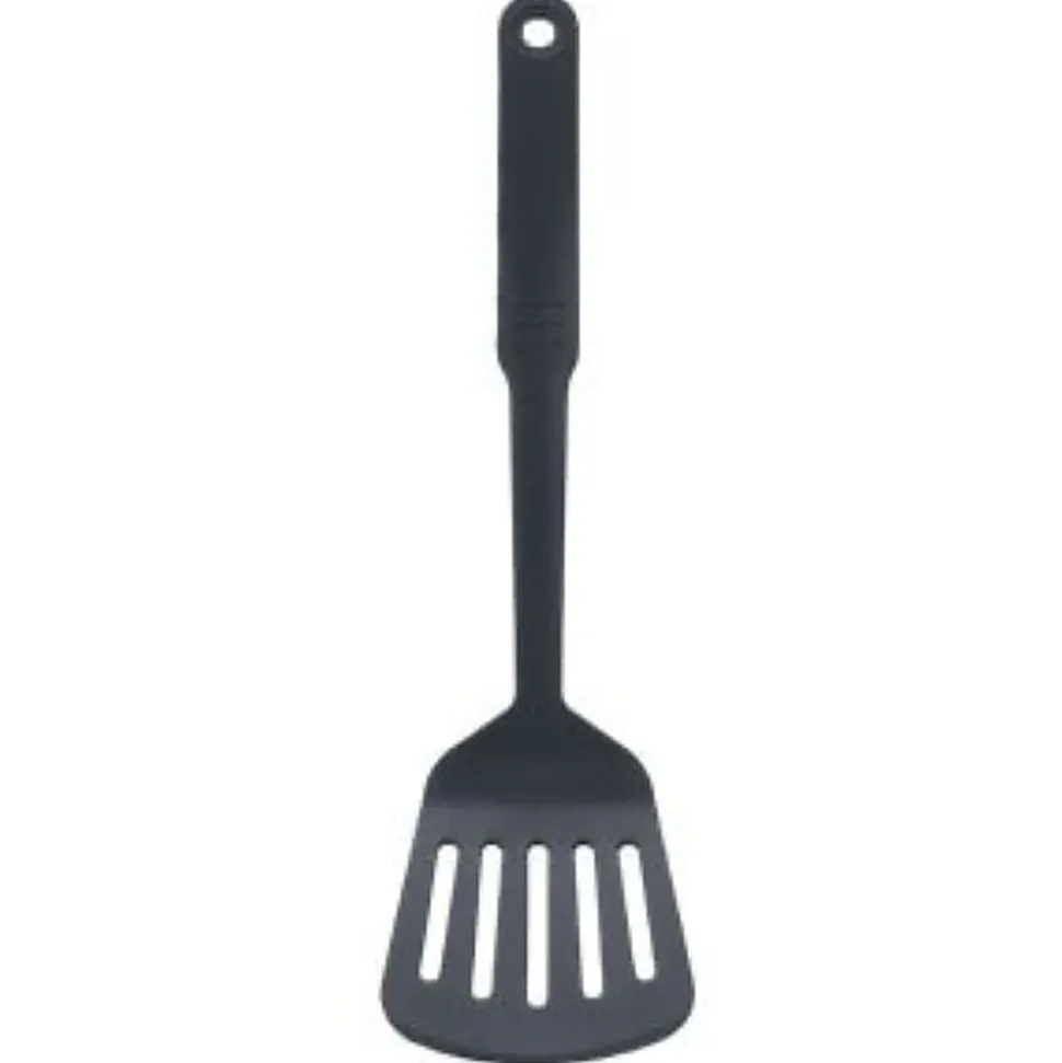 Cocina Criolla Perforated Nylon Spatula, Black