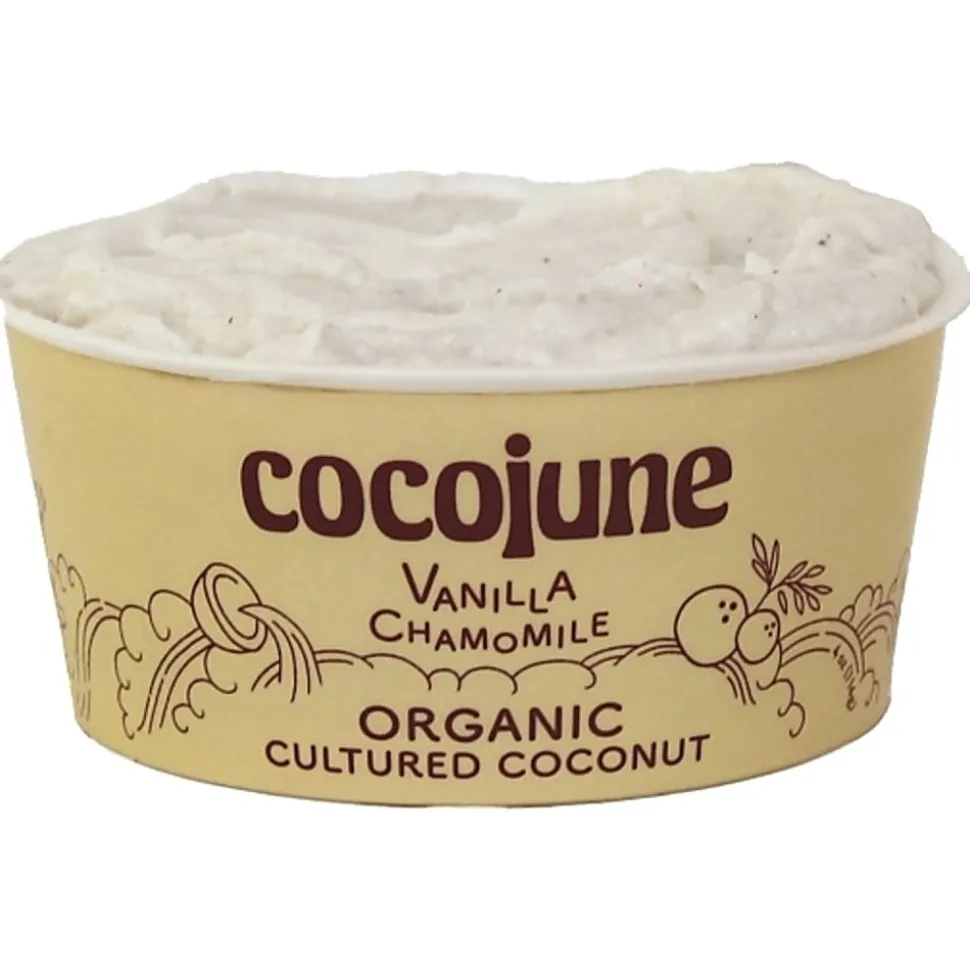 Cocojune Organic Vanilla & Chamomile Yogurt, 4 Oz, Total Qty 12