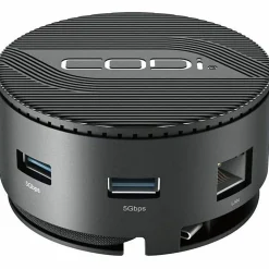 CODi CentroM3 Multi-Port USB-C Docking Station - with Dual 4K HDMI, Gigabit Ethernet & Power Delivery