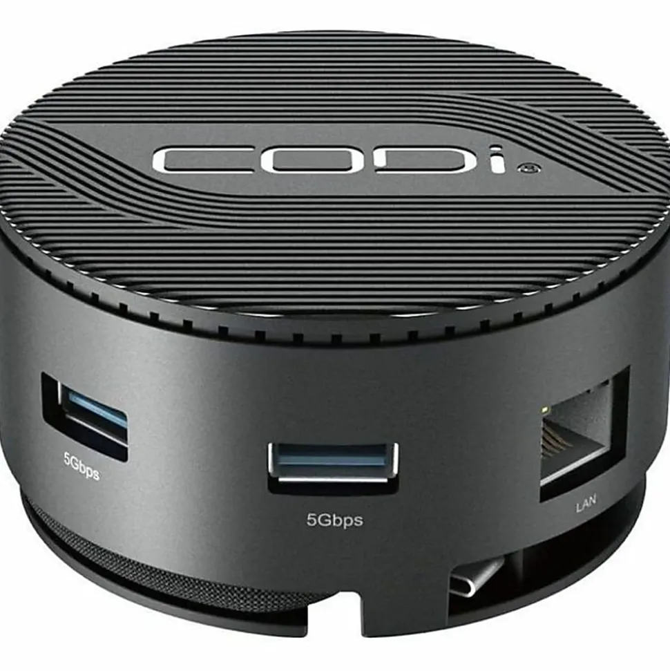 CODi CentroM3 Multi-Port USB-C Docking Station - with Dual 4K HDMI, Gigabit Ethernet & Power Delivery