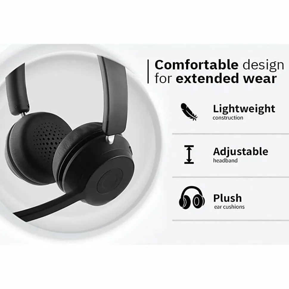 CODi CLARO Bluetooth Wireless Stereo Headset - with AI-Environmental Noise Cancellation (ENC) technology