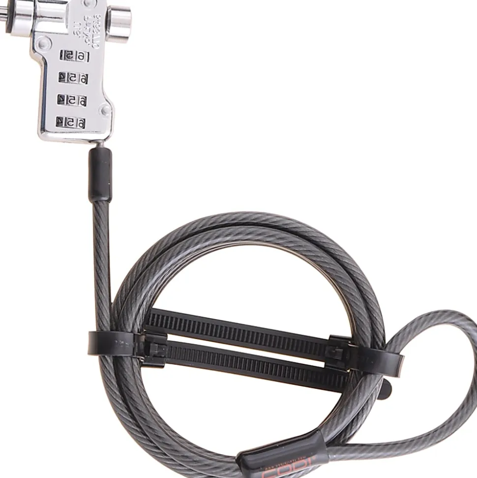CODi 4-Digit Combination Cable Lock - (Universal Laptop Security Lock)