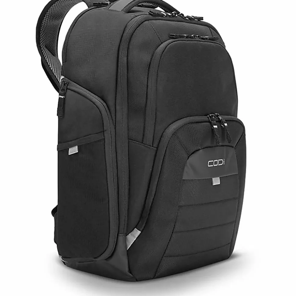 CODi Ferretti Pro Sport 17.3" Laptop Backpack - Trolley Strap & USB Cable Pass-Through