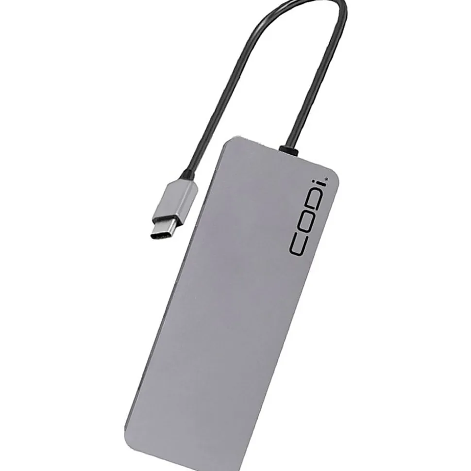 CODi 5-in-1 USB-C Multi-Port Hub - with 85W Power Delivery Passthrough
