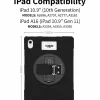 CODi Rugged Case for iPad 11" (A16) & iPad 10.9" (10th Generation), Black