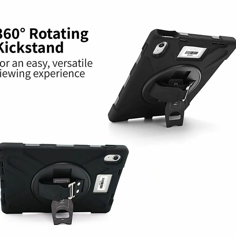 CODi Rugged Case for iPad 11" (A16) & iPad 10.9" (10th Generation), Black