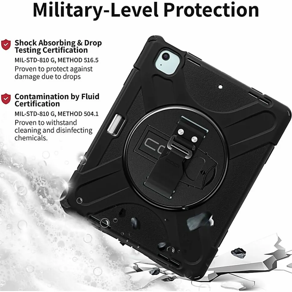 CODi Rugged Case for iPad Air 13" (M2, M3, M4) & iPad Pro 12.9" (3rd-6th Gen), C30705091