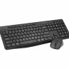 CODi Triple Connection Multi-Device Wireless Keyboard and Mouse Combo - with Bluetooth, 2.4GHz Connectivity & USB-C Charging